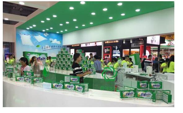 立白凈博士洗衣片高調(diào)亮相美博會(huì)(圖3)