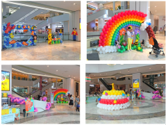 優(yōu)拓邦繽紛氣球展盛大開啟 商場人氣火爆